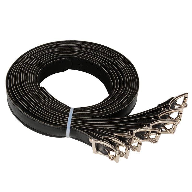 Black Faux Leather Fetish Full Body Straps