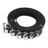 Black Faux Leather Fetish Full Body Straps view 3
