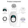 Flashes Bikinis IPL Pulses Epilator Painless Laser Hair Removal Facial Professional Depilator Devices LCD Display (White) view 3