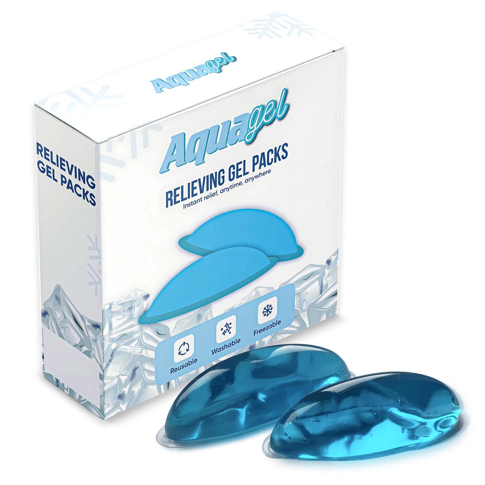 Aquagel Hemorrhoid Cooling Gel Pack with Aquagel Technology - Discreetly Packaged Relief for Hemorrhoids and Painful Swelling