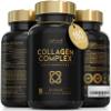 Award Winning Collagen Complex | Made in the UK | Hydrolysed Collagen Supplements for Women & Men Enhanced with High Absorption Hair Skin and Nails Vitamins A, C & E | 180 Capsules view 1