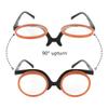 Aisi Women Makeup Reading Glasses Cosmetic Readers Flip Up Two Lens Magnifying Eyeglasses view 4