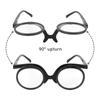 Aisi Women Makeup Reading Glasses Cosmetic Readers Flip Up Two Lens Magnifying Eyeglasses view 4