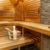Duiaynke 4L Sauna Barrel and Ladle Steaming Tool, for Sauna Bath Spa Jacuzzi or Wine Bucket Set and Storage Planter (Wood Brown) view 4