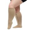Hovershoes Plus Size Zipper Compression Socks for Women & Men (3 Pairs), Closed Toe Flight Socks for Walking, Running, Pregnancy, Travel view 2