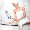 12 Inch Shower Grab Rail with Suction Cup, Happybase 2 Pieces Grab Bars Shower No Drilling Grab Rail Bath Bathroom Walking Aid for Seniors (Black) view 3