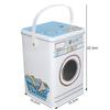 HERCHR Powder Laundry Detergent Container, Washing Machine Shape, Iron, Glossy view 2