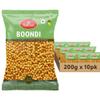 Haldirams Plain Boondi 200g, Indian Snacks & Savouries - Namkeen - (Pack of 10) view 2