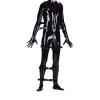 100% Rubber Latex Bodysuit Custom Black Hooded Jumpsuit Custom Size XXS-XXL,XS,Black view 2