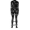 100% Rubber Latex Bodysuit Custom Black Hooded Jumpsuit Custom Size XXS-XXL,XS,Black view 3