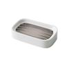 Cabilock Modern Double Layer Soap Dish Drainage Wall Mount Soap Holder for Bathroom Sturdy No Tool Needed Coffee view 1