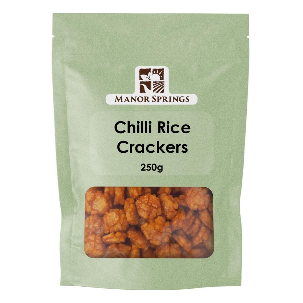 Chilli Rice Crackers 250g by Manor Springs