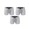 3 Packs Men Magnetic Therapy Health Care Underwear Tourmaline Enlargement Boxer Briefs for Improving Masculinity Panty (Color : Gray, Size : XXL) view 1