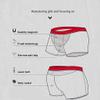 3 Packs Men Magnetic Therapy Health Care Underwear Tourmaline Enlargement Boxer Briefs for Improving Masculinity Panty (Color : Colour mix, Size : 6XL) view 4