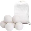 DoHTeck Laundry Drying Ball, 6 Pcs Upgraded 100% Wool, Reduce Clothes Wrinkles, Anti-Static, Reusable and Eco-Friendly, Save Time and Energy view 1