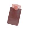 minkissy Wood Beard Comb Four-Sided Beard Styling Comb for Men with Leather Bag Fine and Coarse Teeth Moderate Spaced Toothed Random Style view 1