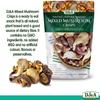 DJ & A Mixed Mushroom Shiitake, Nameko & Oyster Crisps, Healthy Ready to Eat Snacks, No MSG, Non-GMO, 9 x 65g Pack view 3