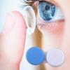 JIXIWANG 12 Pcs Contact Lens Cases Blue and White Contact Lens Holder Screw Top Safe Material Eye Contact Lens Container Box for Travel or at Home Protecting Eyes view 2