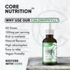 Liquid Chlorophyll Drops for Water - High Strength of 12,000mg per 2X 60ml Bottle at 4X Concentration - 4 Month Supply of Chlorophyll Liquid Drink - Made in UK by Core Nutrition (2X Pack) view 2