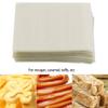 QANYEGN 500Pcs Edible Rice Paper, Nougat Paper, Edible Wafer Paper, Handmade Candy Wrapping Sheets for Sweets Decorating view 3