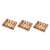 3pcs Soap Case Soap Drainer Soap Tray Wood Soap Dish Soap Holder Pine Wood Soap Mop Soap Box Wooden Soap Dispenser Bamboo view 1