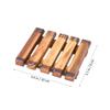 3pcs Soap Case Soap Drainer Soap Tray Wood Soap Dish Soap Holder Pine Wood Soap Mop Soap Box Wooden Soap Dispenser Bamboo view 3