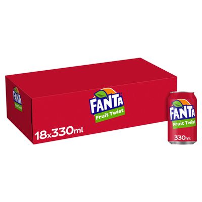 Fanta Fruit Twist 18 x 330ml, 5.94 l (Pack of 1), ()
