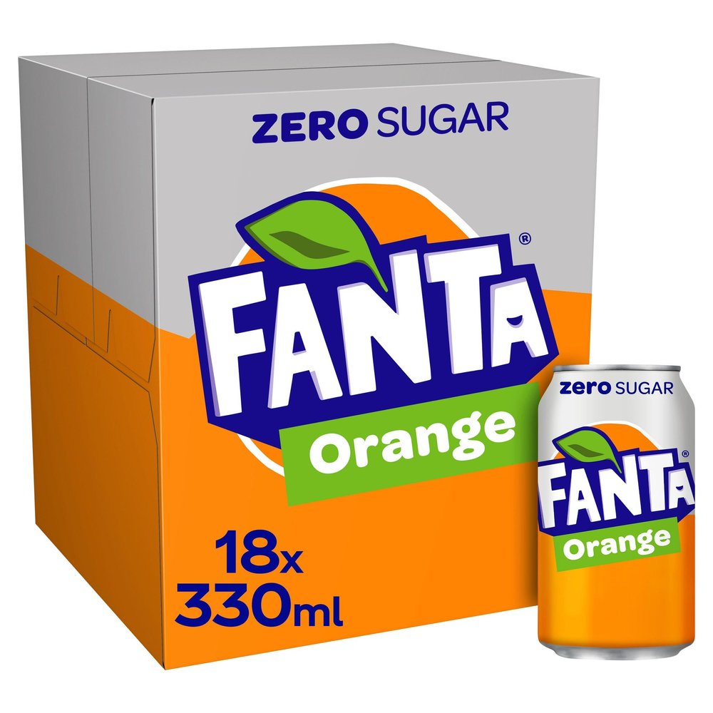 Fanta Orange Zero 18 x 330ml