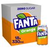 Fanta Orange Zero 18 x 330ml view 1