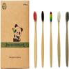 100% Natural Bamboo Toothbrushes - Premium & Classic Range, Soft Bristles, Biodegradable, Oral Care, Dental Hygiene, Fresh Breath, Healthy Teeth & Gums, Home, Hotels, Travel, Camping, Family Pack of 5 view 1