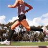 4 Pairs of Black Compression Socks/Compression Socks/Compression Socks/Stockings Compression/Running Socks/Thrombosis Socks/for Women Men, Sport, Flight, Travelling, Tennis & Everyday Life view 3