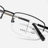 WInara Progressive Multifocus computer glasses, Men's Half Frame reading glasses, Photochromic Presbyopia Sunglasses Anti UV (Color : Black, Size : +1.50) view 4