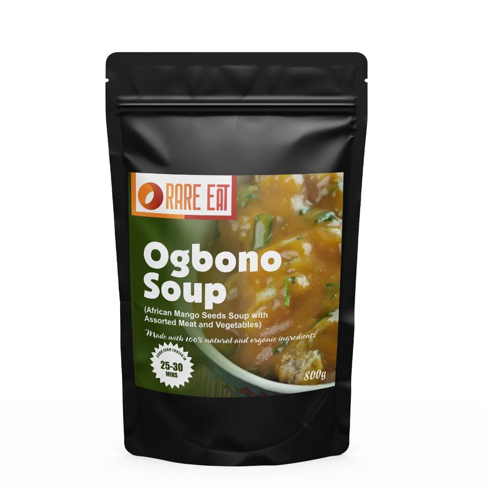 African Mango Seeds Soup | Ogbono with Assorted Meat and Vegetable 800g X 2