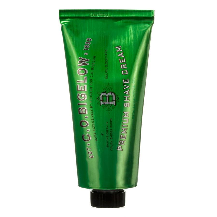 C. O. Bigelow CO Bigelow Men's Shaving Cream, Premium Shaving Cream 5.2 oz with Eucalyptus and Coconut Oil to Prevent
