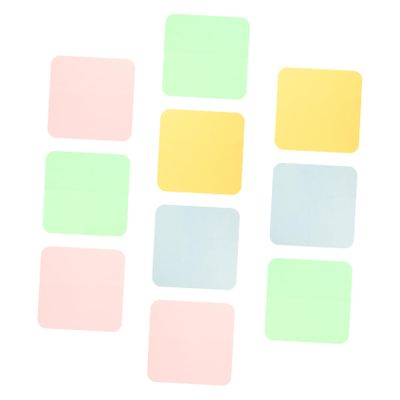 LALAFINA 10pcs Cleaning Cloths for Glasses Phone Jewelry Simulated Leather Material Convenient for Daily Use and Travel Random Color