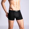 MECKOZ 3 Pcs Men Magnetic Therapy Underwear Health Care Comfort Modal Trunk with Big Crotch Physiological Enlargement Panties(Black,5XL) view 2