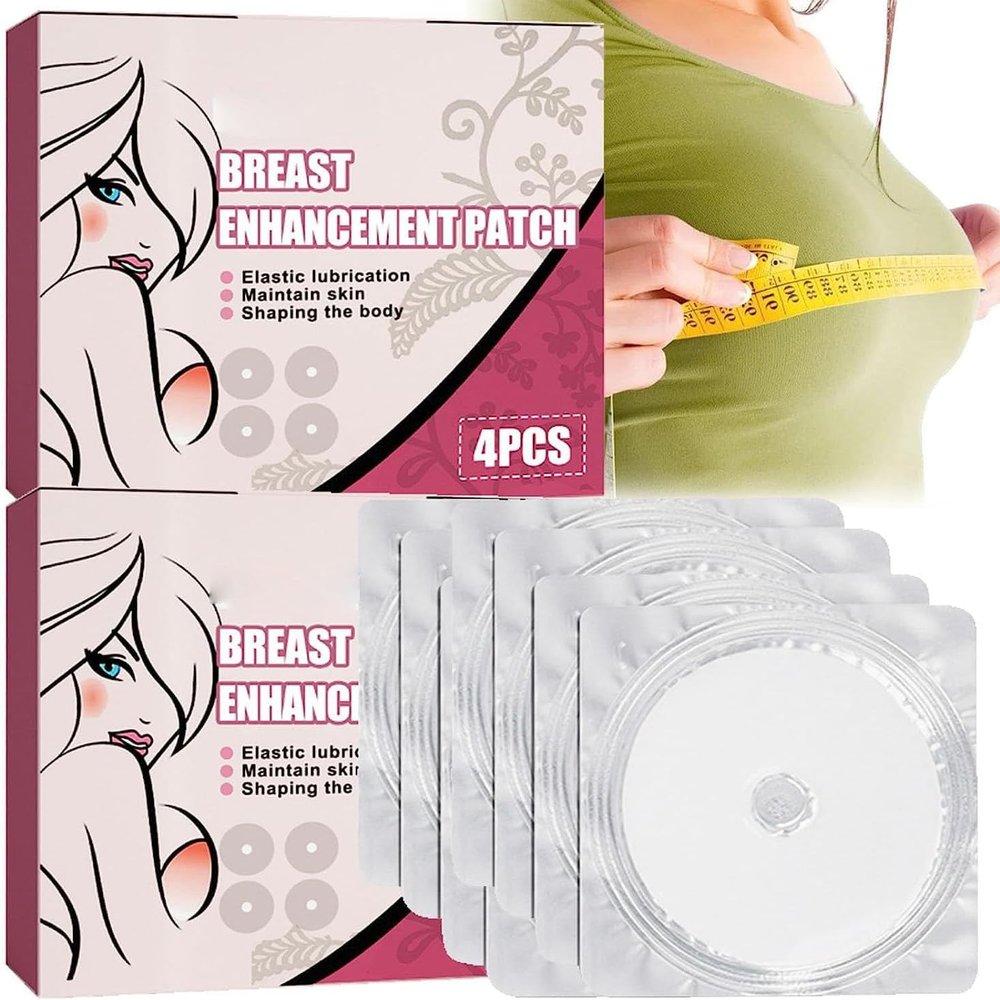 2Box Natural Keratopeptide Protein Patch, Lifting & Firming Breast, Breast Enhancement Keratopeptide Protein Patch, Anti-Sagging & Long-Lasting, 4pcs/Box