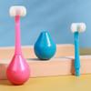 Three Sided Toothbrush Kids Tumbler Toothbrush All Rounded Tooth-Hugging Toothbrush,Extra Soft Toothbrushes Suitable for Children Over 2 Years view 3