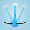 Three Sided Toothbrush Kids Tumbler Toothbrush All Rounded Tooth-Hugging Toothbrush,Extra Soft Toothbrushes Suitable for Children Over 2 Years view 4