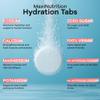 MaxiNutrition Hydration tabs, Watermelon, Zero Sugar| Effervescent Electrolyte Tablets| for Improved Hydration and Recovery | Suitable for Vegans and Vegetarians |6 x 10 Tablets (6 Pack) view 3