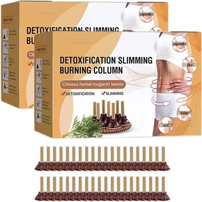 EXQST Moxibustion Gathering Energy & Detoxification Slimming Burning ColumnMoxa Sticks for MoxibustionDetoxification and Slimming Burning Column