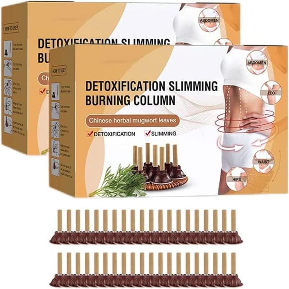 EXQST Moxibustion Gathering Energy & Detoxification Slimming Burning ColumnMoxa Sticks for MoxibustionDetoxification and Slimming Burning Column