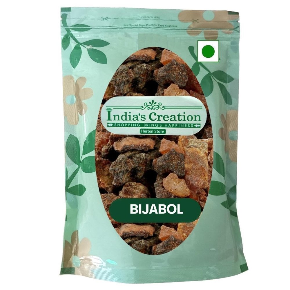 India's Creation Bijabol-Hirabol-Commiphora Myrrha Nees-Myrrh-Murmukhi-Jadi Booti (500 Gram)
