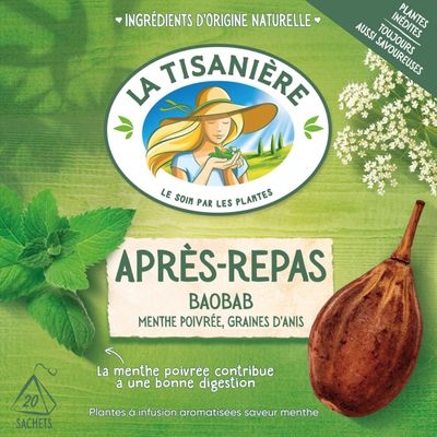 La Tisaniere Apres Repas x20 Tea Bags (La tisanire - Afternoon)