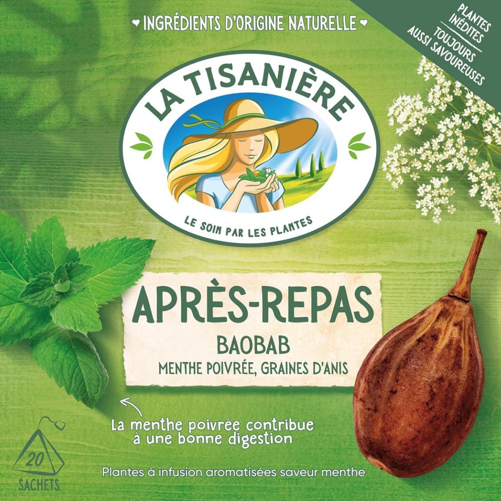 La Tisaniere Apres Repas x20 Tea Bags (La tisanire - Afternoon)