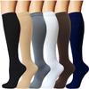 6 Pairs of Compression Socks Thrombosis Compression Socks Support Socks Travel Socks Knee Socks Women and Men for Running, Flight, Sports, Running, Travelling, Cycling view 1