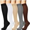 6 Pairs of Compression Socks Thrombosis Compression Socks Support Socks Travel Socks Knee Socks Women and Men for Running, Flight, Sports, Running, Travelling, Cycling view 3