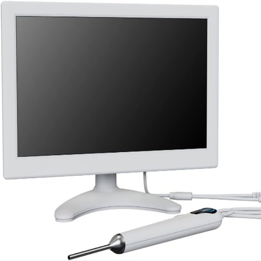10.1 Inch Super Large IPS Screen Ear Wax Removal Camera, 3.2 Mm Ear Scope Ear Wax Removal Tool, 360 Without Dead Angle, IPX6 Waterproof