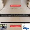 Solid Rubber Curb Ramps,1-3.5cm Rise Threshold Ramp For Wheelchair Scooters Stairs,Scooter,Rollator,Walking Frame,Disability Access Ramp,Indoor Outdoor Entry Transitions Slope (Size : 2x8cm/0.79x3.15 view 3
