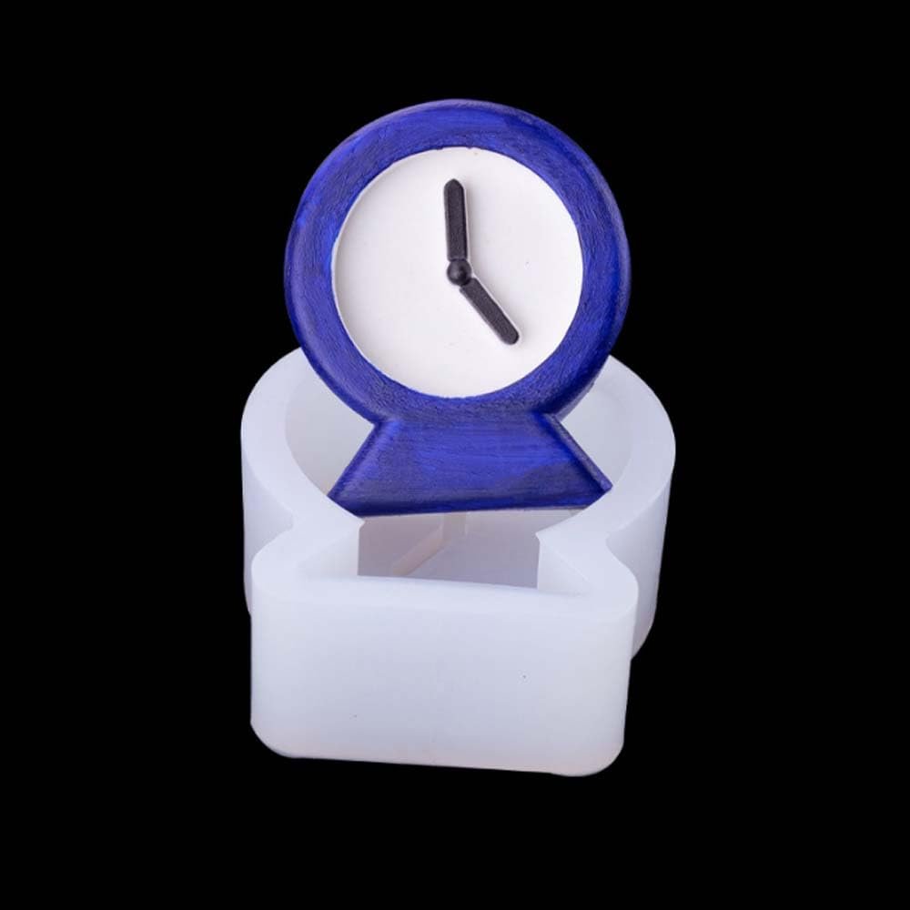 Creative Alarm Clock Cartoon Silicone Mould Handmade Soap Baking Decoration